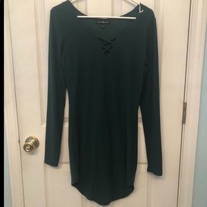 Derek Heart Dress Lace up